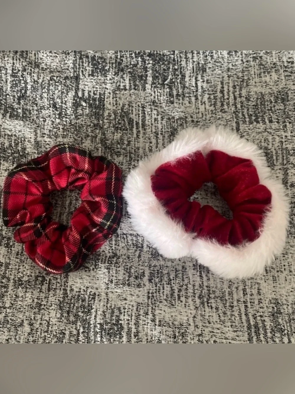 Christmas Hair Scrunchie Set
